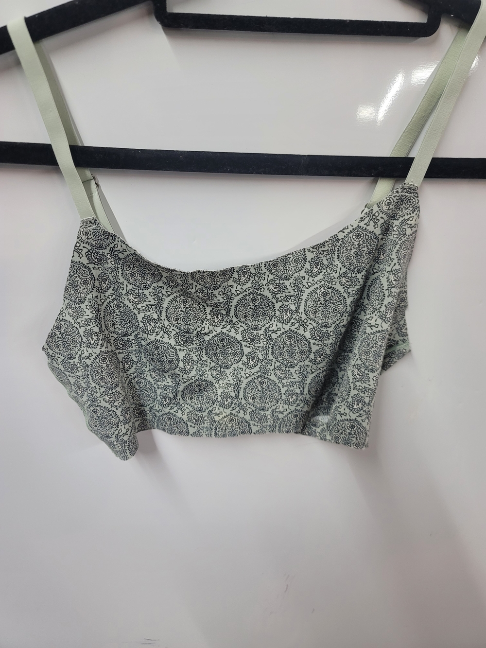 Lucky Brand Sage Green Printed Cami